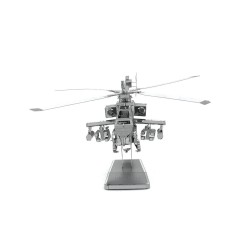 Metal Earth AH-64 Apache Helicopter 3D Laser Cut Steel Model Kit