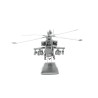 Metal Earth AH-64 Apache Helicopter 3D Laser Cut Steel Model Kit