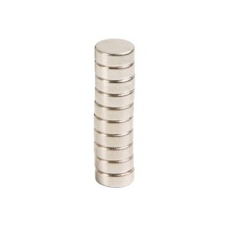 Hobby Neodymium Rare Earth Super Magnet 8 x 3mm (1/3 x 1/8 in.)