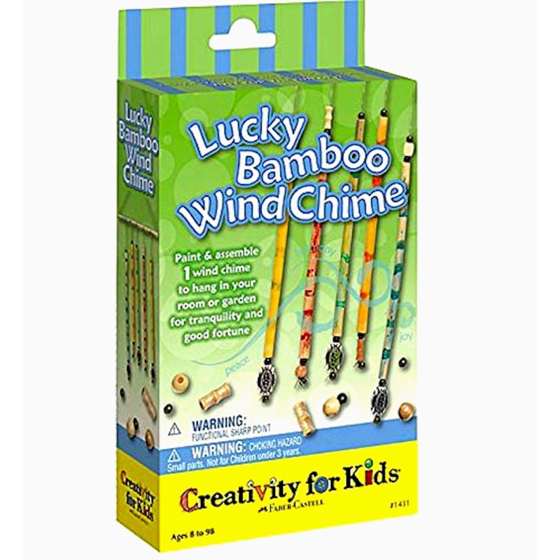 Lucky Bamboo Wind Chime Creativity for Kids kit