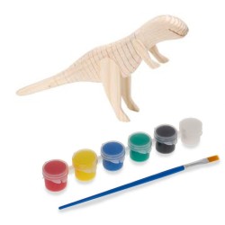 T Rex Wood Model Paint Kit