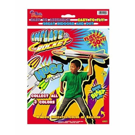 Inflate A Rocket ( Huge - 41" Long )