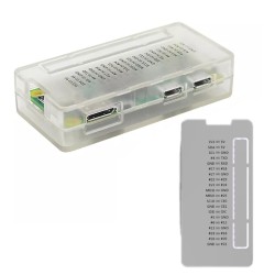 Frosted Raspberry Pi Zero Case with GPIO Labels