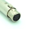 3 Pin XLR Male to 5 Pin XLR Female DMX Converter
