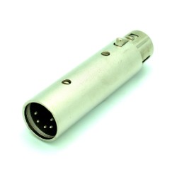 5 Pin XLR Male to 3 Pin XLR Female DMX Converter
