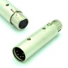 5 Pin XLR Male to 3 Pin XLR Female DMX Converter