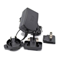 Raspberry Pi Official Black Multi Plugs In (AU EU UK US) Travel Adapter with MicroUSB Connector 5.1V 2.5A 13W