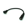 Female 3.5x1.35mm to Right Angle MicroUSB Power Adapter