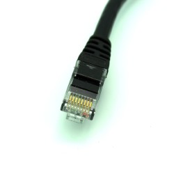 Black Cat6 Ethernet Cable 1ft