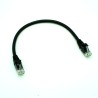 Black Cat6 Ethernet Cable 1ft