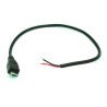 Male Micro USB Cable with Wire Leads