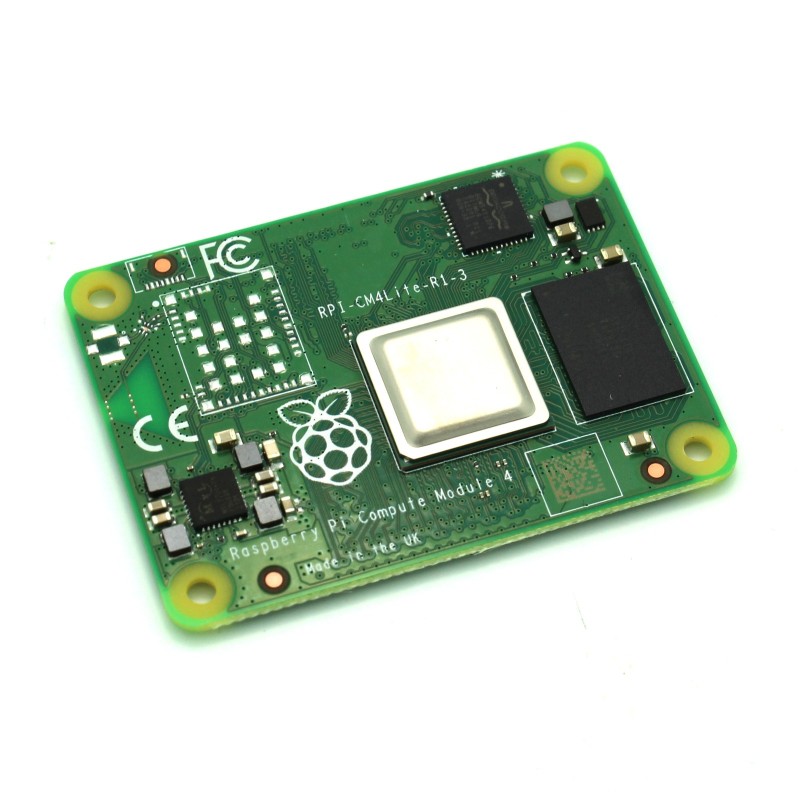 Raspberry Pi Compute Module 4 Lite, CM4 Lite, 1GB RAM, 0GB eMMC, BCM2711, ARM Cortex-A72 CM4001000