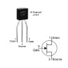 MPF102 Small Signal JFET N-Channel Pinout